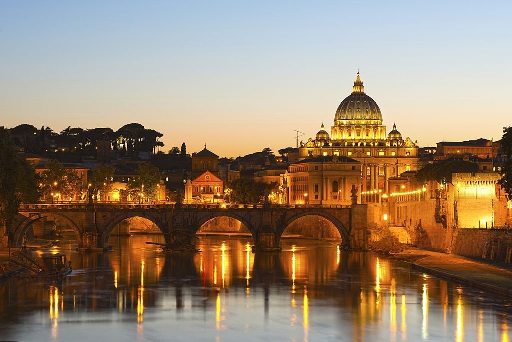 Rome at night